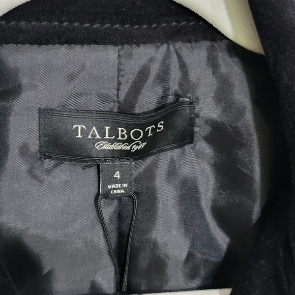 Talbots Women's Modern Velveteen Blazer Black Size 4 NWOT office dressy capsule - Picture 5 of 12